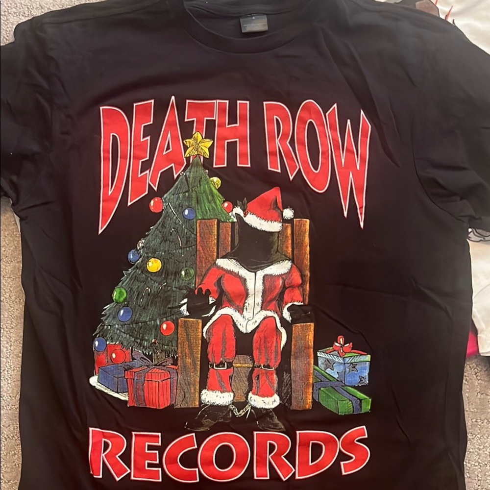 Death Row Records Christmas T-Shirt